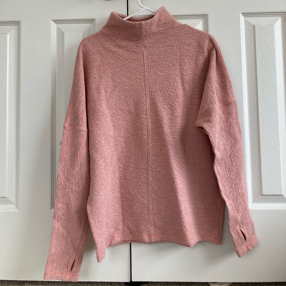 Pink lululemon turtleneck